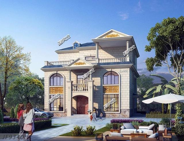 三層歐式別墅設(shè)計(jì)圖，建一套過(guò)很久都不會(huì)過(guò)時(shí)