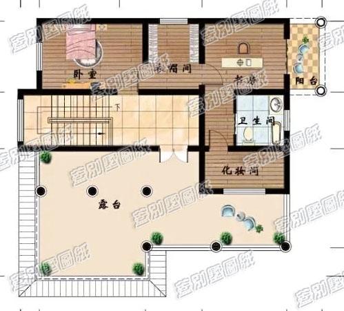 30萬(wàn)13×11米豪華農(nóng)村自建房設(shè)計(jì)施工圖，帶豪華套間，居住舒適