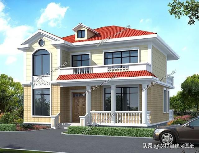 這款二層農(nóng)村小別墅設(shè)計圖，外觀精致漂亮，室內(nèi)設(shè)計的也非常舒適