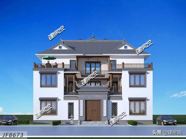中式四合院別墅設(shè)計圖，永不過時，40歲之前，一定要擁有一棟
