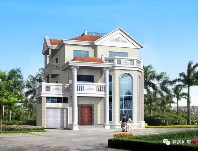 兩棟帶挑空客廳設(shè)計(jì)的復(fù)式別墅設(shè)計(jì)圖，看著就很吸睛