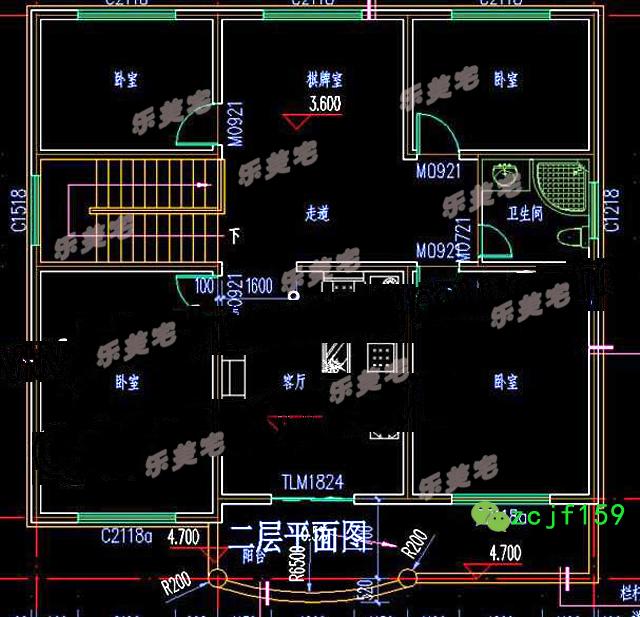 130平米農(nóng)村二層別墅施工圖及效果圖，簡(jiǎn)約經(jīng)濟(jì)