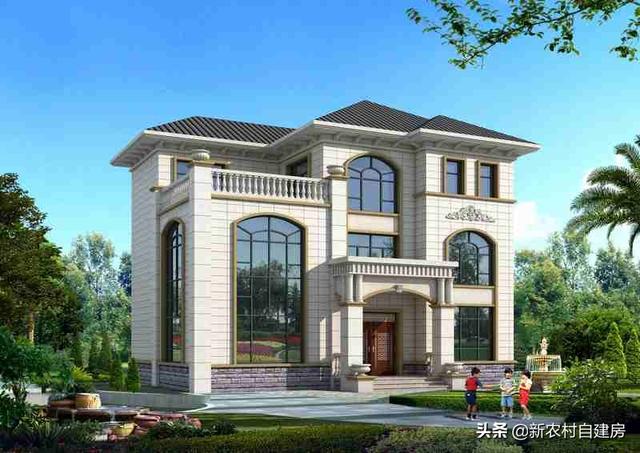 農(nóng)村自建房設(shè)計圖助你完成豪宅夢，只需要花費幾十萬