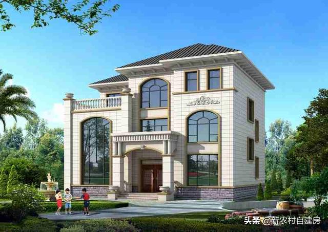 農(nóng)村自建房設(shè)計圖助你完成豪宅夢，只需要花費幾十萬