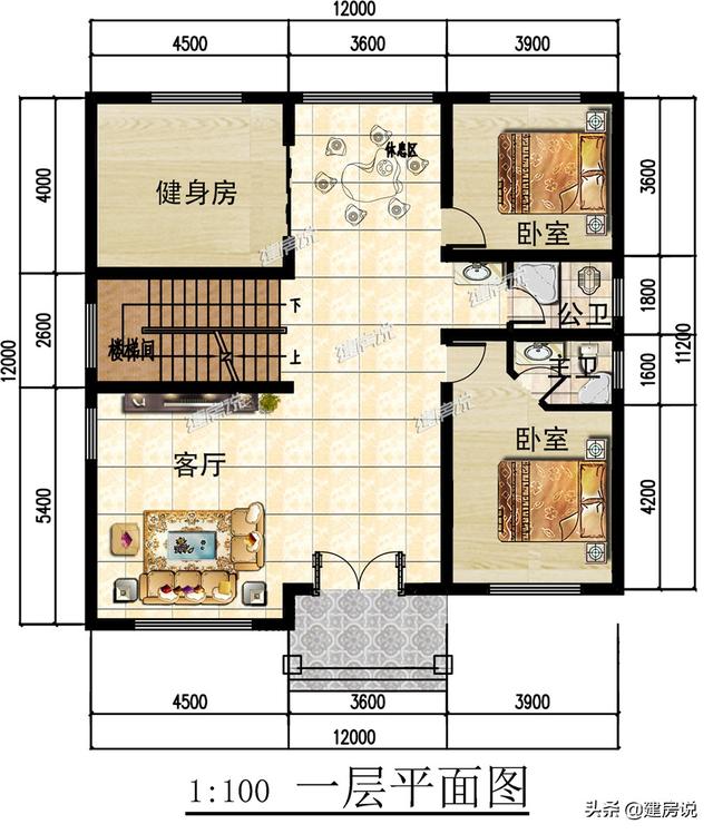 3款開間12米的別墅設(shè)計圖，在農(nóng)村很流行，如果你想要建房，可以先收藏起來