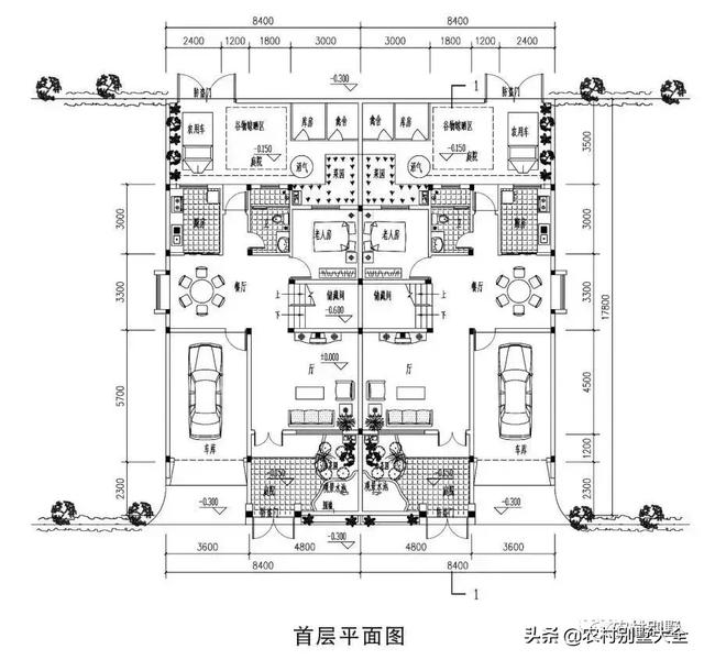 帶堂屋、庭院的農(nóng)村自建房設計圖，看了之后你一定會喜歡的