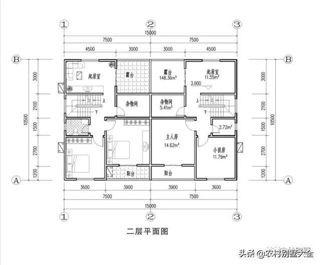 帶堂屋、庭院的農(nóng)村自建房設計圖，看了之后你一定會喜歡的