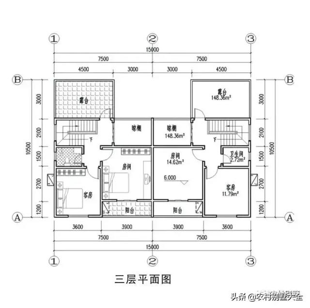 帶堂屋、庭院的農(nóng)村自建房設計圖，看了之后你一定會喜歡的