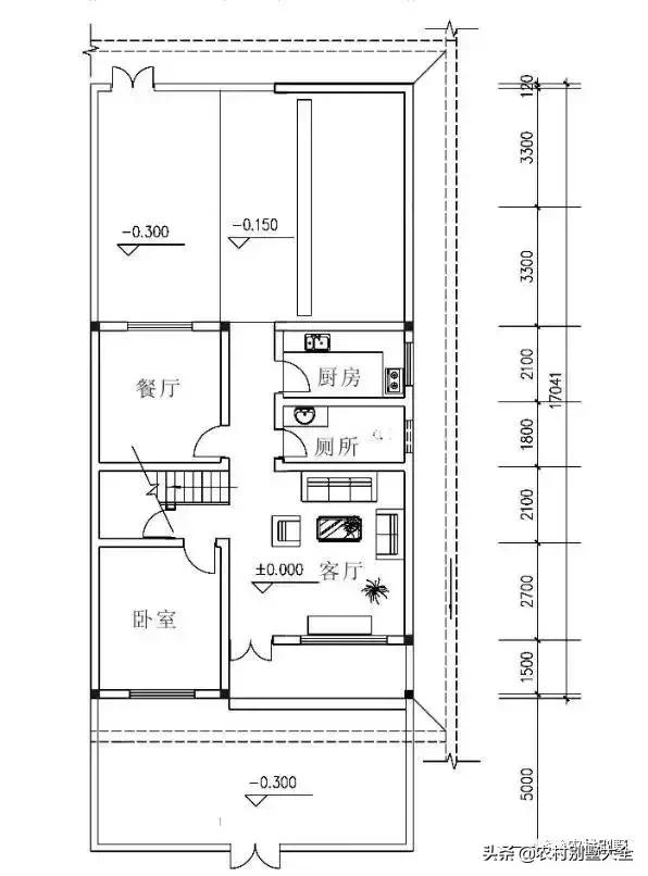 帶堂屋、庭院的農(nóng)村自建房設計圖，看了之后你一定會喜歡的