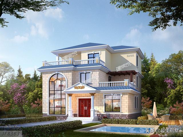 開間12米的別墅設(shè)計圖，非常具有參考價值，圖紙收藏起來，建房用得上