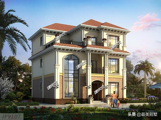 開間12米的別墅設(shè)計圖，非常具有參考價值，圖紙收藏起來，建房用得上