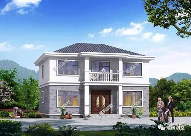 兩棟自建房設(shè)計圖，施工難度低，再偏遠(yuǎn)的農(nóng)村也能建漂亮別墅