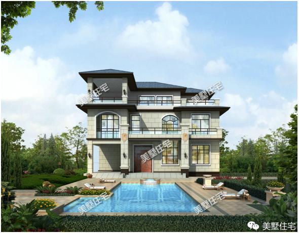 超級(jí)溫暖精致的現(xiàn)代風(fēng)別墅設(shè)計(jì)圖，現(xiàn)代與中式的完美結(jié)合，這棟別墅不要太優(yōu)秀啊