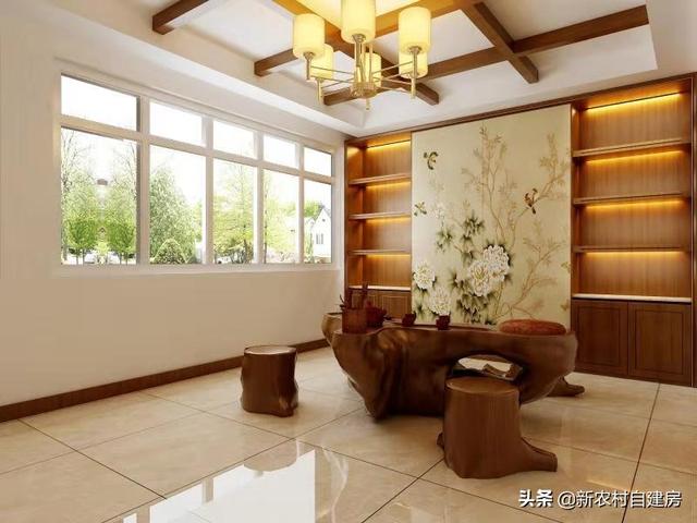 這款徽派新中式別墅設(shè)計(jì)圖，設(shè)計(jì)布局非常細(xì)心，層次感十足