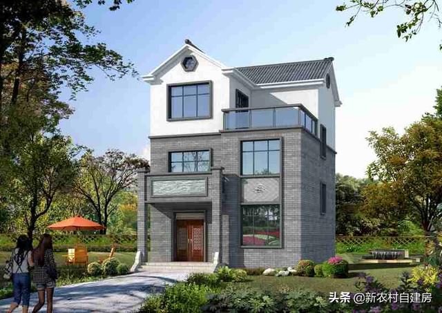 這款徽派新中式別墅設(shè)計(jì)圖，設(shè)計(jì)布局非常細(xì)心，層次感十足