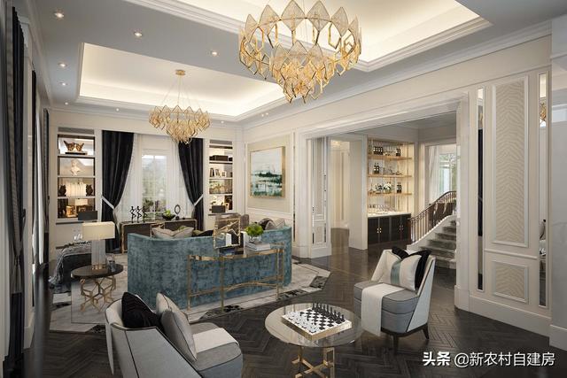 這款徽派新中式別墅設(shè)計(jì)圖，設(shè)計(jì)布局非常細(xì)心，層次感十足