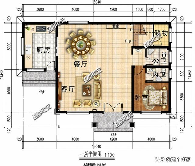 農(nóng)村別墅設(shè)計(jì)圖戶型很多，要算得上經(jīng)濟(jì)實(shí)惠的，還得數(shù)三層農(nóng)村別墅