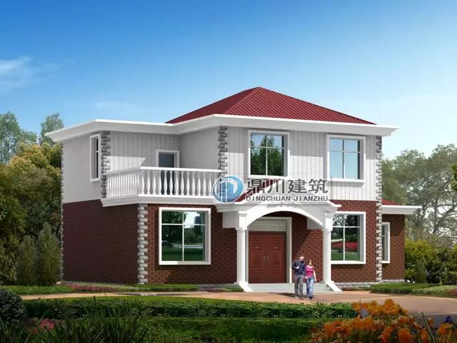 8款面寬15米的農(nóng)村別墅設(shè)計圖，第1棟中式風格，第3棟帶車庫