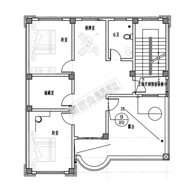 這款四層自建房別墅設(shè)計圖，占地只有100平米，三面采光，建成效果也是棒棒噠