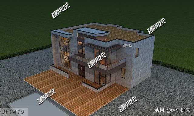 現(xiàn)代風(fēng)別墅設(shè)計(jì)圖，獨(dú)有的簡(jiǎn)約、線條感與抽象派的藝術(shù)氣質(zhì)，在眾風(fēng)格中也是獨(dú)樹一幟