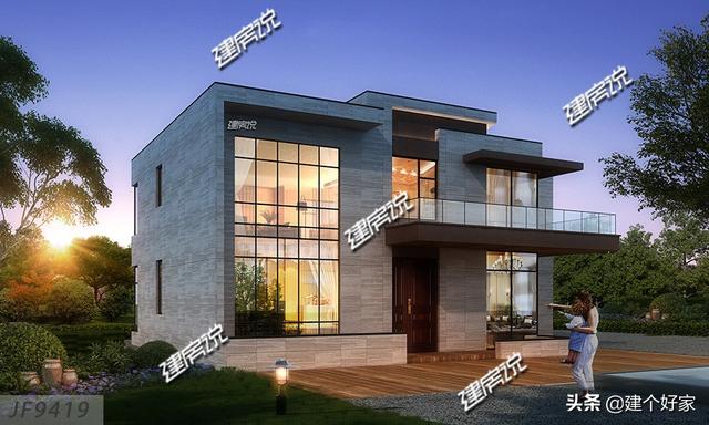 現(xiàn)代風(fēng)別墅設(shè)計(jì)圖，獨(dú)有的簡(jiǎn)約、線條感與抽象派的藝術(shù)氣質(zhì)，在眾風(fēng)格中也是獨(dú)樹一幟