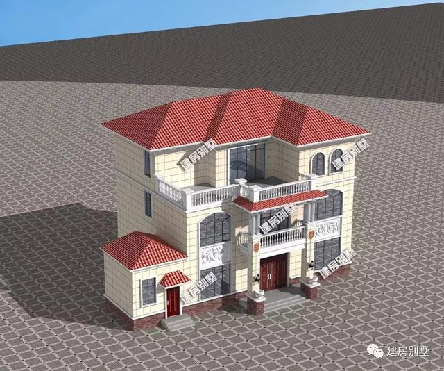 開間13.64×12米農(nóng)村別墅設(shè)計(jì)圖，看著就有強(qiáng)烈想要住進(jìn)去的欲望