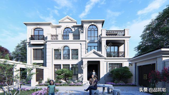 三層法式別墅設(shè)計(jì)圖，層次感豐富，法式細(xì)節(jié)細(xì)致到位，絕對的經(jīng)典