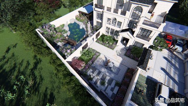 三層法式別墅設(shè)計(jì)圖，層次感豐富，法式細(xì)節(jié)細(xì)致到位，絕對的經(jīng)典