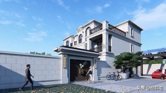 三層法式別墅設(shè)計(jì)圖，層次感豐富，法式細(xì)節(jié)細(xì)致到位，絕對的經(jīng)典