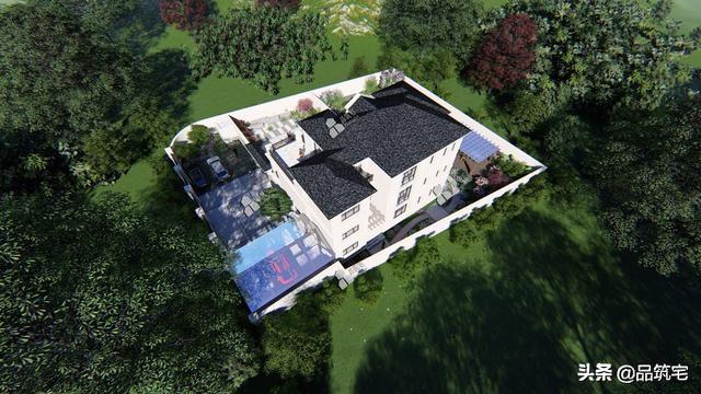 三層法式別墅設(shè)計(jì)圖，層次感豐富，法式細(xì)節(jié)細(xì)致到位，絕對的經(jīng)典