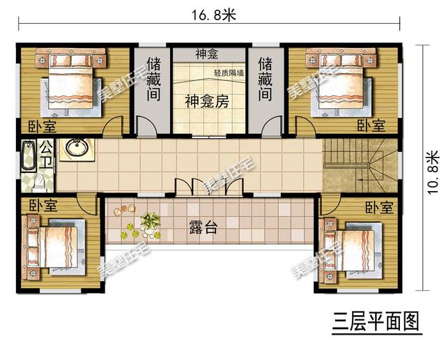 要建房還是中式別墅好，這款三層中式別墅設計圖，建成住一百年都不會過時