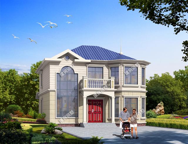 3棟開間11.2米別墅設(shè)計圖，外觀精致，戶型方方正正