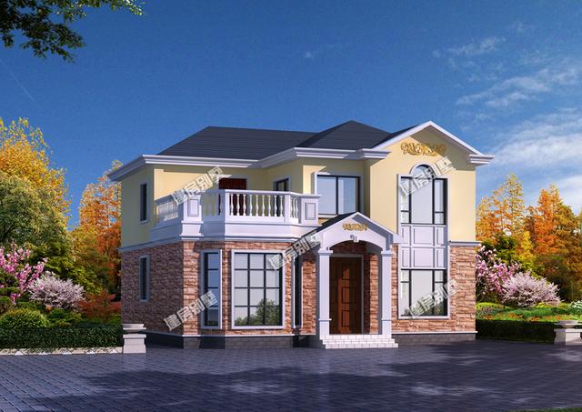 3棟開間11.2米別墅設(shè)計圖，外觀精致，戶型方方正正