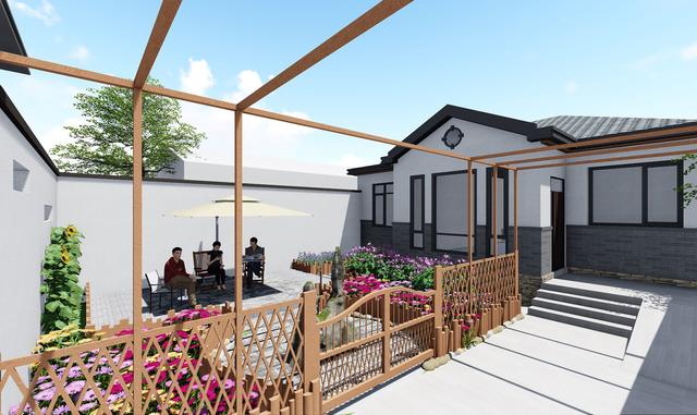 占地130平的農(nóng)村一層小別墅設(shè)計(jì)圖紙，現(xiàn)代風(fēng)格的獨(dú)棟別墅