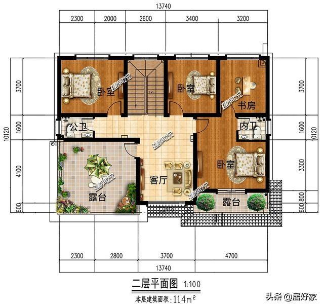 分享幾款二層別墅設(shè)計(jì)圖，選一款別墅建在老家，經(jīng)濟(jì)又實(shí)用