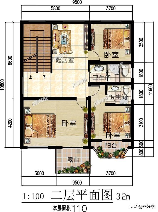 分享幾款二層別墅設(shè)計(jì)圖，選一款別墅建在老家，經(jīng)濟(jì)又實(shí)用