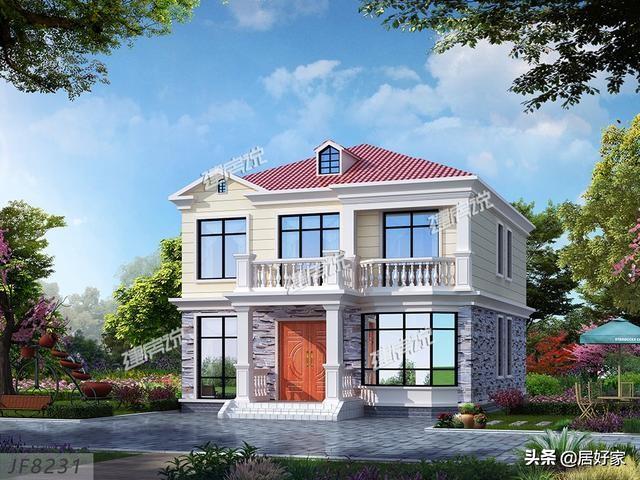 分享幾款二層別墅設(shè)計(jì)圖，選一款別墅建在老家，經(jīng)濟(jì)又實(shí)用