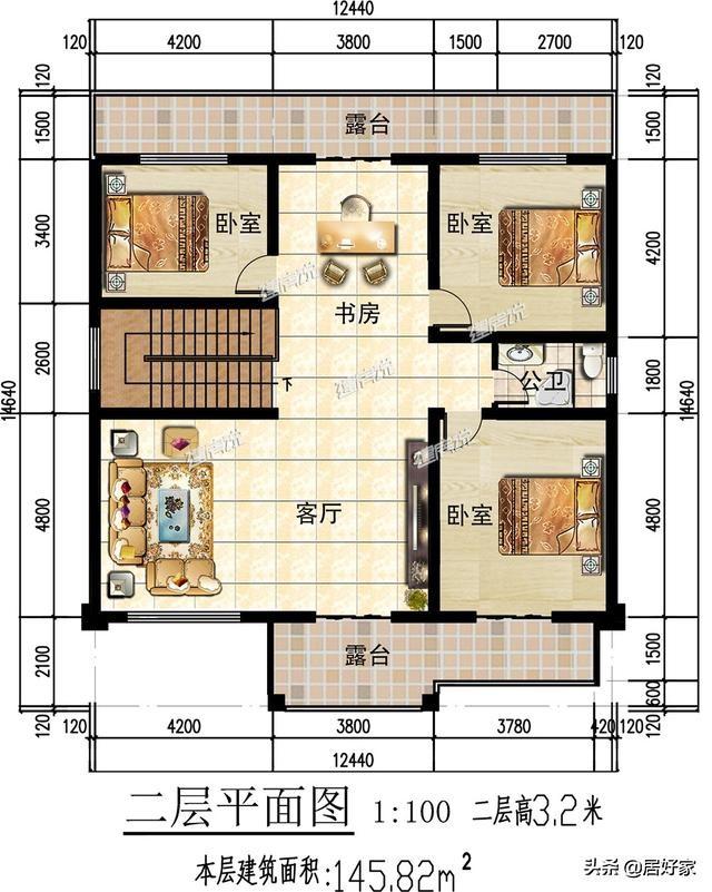 分享幾款二層別墅設(shè)計(jì)圖，選一款別墅建在老家，經(jīng)濟(jì)又實(shí)用