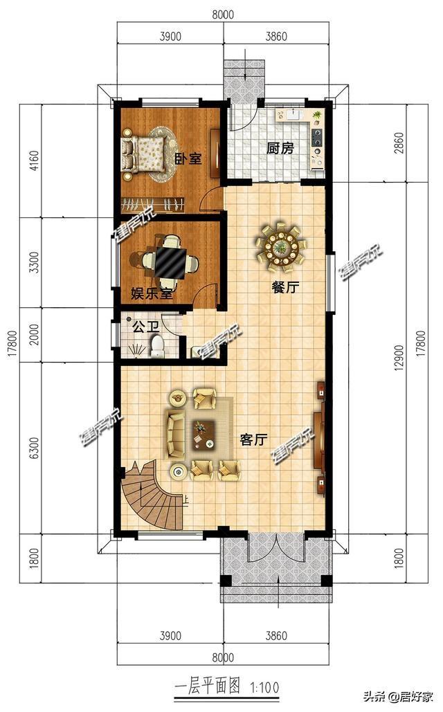 分享幾款二層別墅設(shè)計(jì)圖，選一款別墅建在老家，經(jīng)濟(jì)又實(shí)用