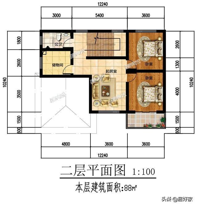 分享幾款二層別墅設(shè)計(jì)圖，選一款別墅建在老家，經(jīng)濟(jì)又實(shí)用