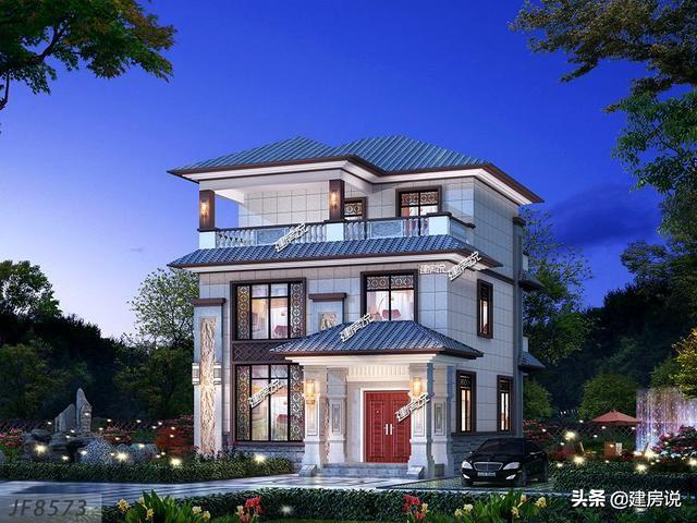 占地100平方米左右的4款自建別墅設(shè)計(jì)圖，快來看看哪套更適合自己