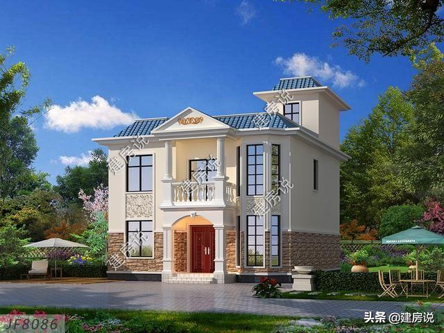 占地100平方米左右的4款自建別墅設(shè)計(jì)圖，快來看看哪套更適合自己