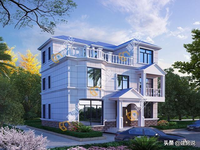 30萬三層別墅設(shè)計(jì)圖，在農(nóng)村建房的話，建三層最實(shí)用