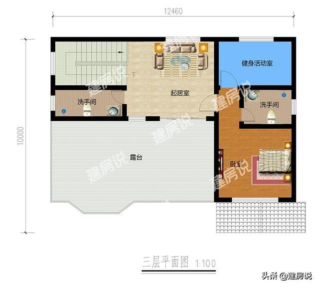 30萬三層別墅設(shè)計(jì)圖，在農(nóng)村建房的話，建三層最實(shí)用