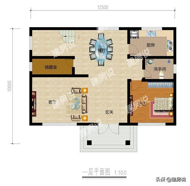 30萬三層別墅設(shè)計(jì)圖，在農(nóng)村建房的話，建三層最實(shí)用