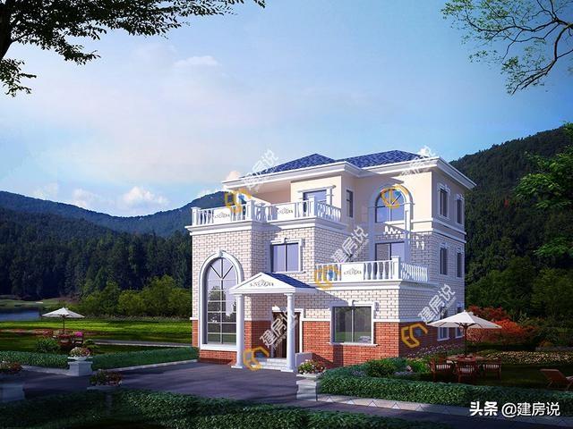 30萬三層別墅設(shè)計(jì)圖，在農(nóng)村建房的話，建三層最實(shí)用