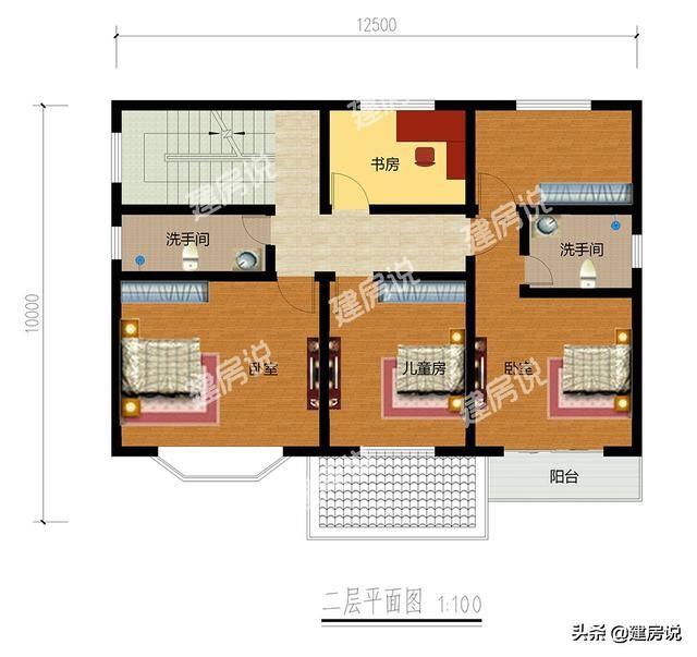 30萬三層別墅設(shè)計(jì)圖，在農(nóng)村建房的話，建三層最實(shí)用
