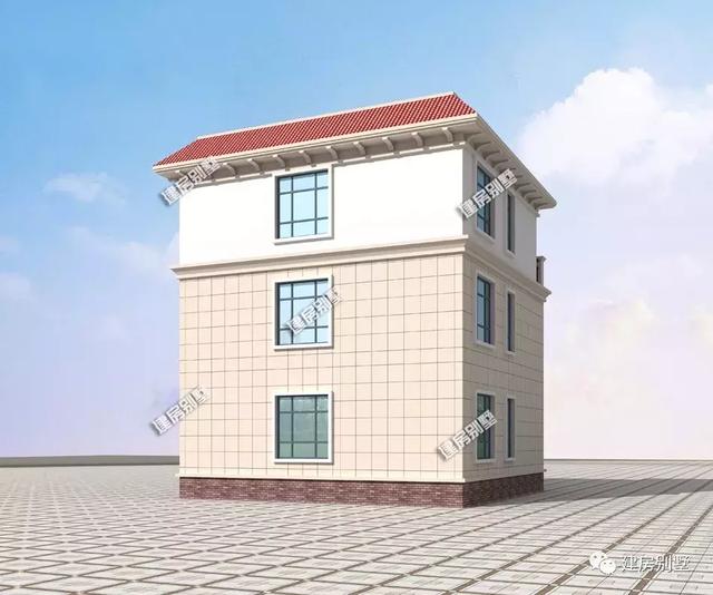 兩棟開間9米多的三層自建房設(shè)計圖，精致美觀，布局實用