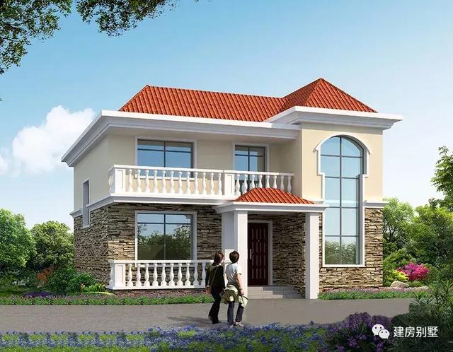 3棟經(jīng)濟(jì)適用的兩層自建房設(shè)計(jì)圖，在老家20多萬就能建棟漂亮小別墅