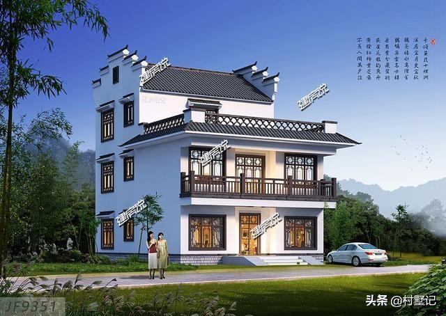 3款中式別墅設(shè)計(jì)圖任你選，經(jīng)典雅致，書香氣息